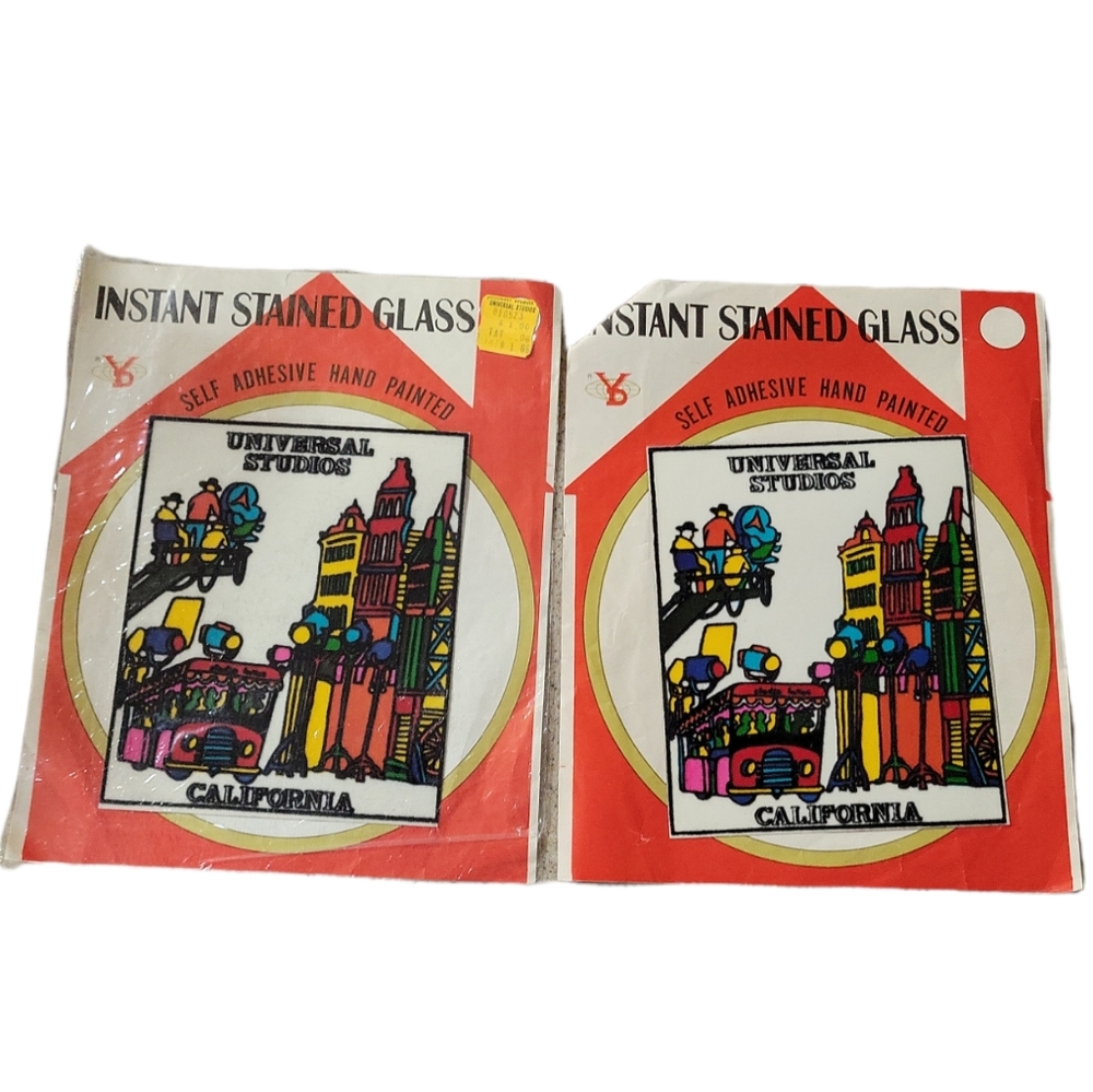 Vintage Universal Studios Instant stained glass